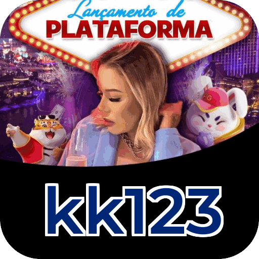 Plataforma kk123 mostrando interface moderna, jogos certificados e recursos de segurança licenciados